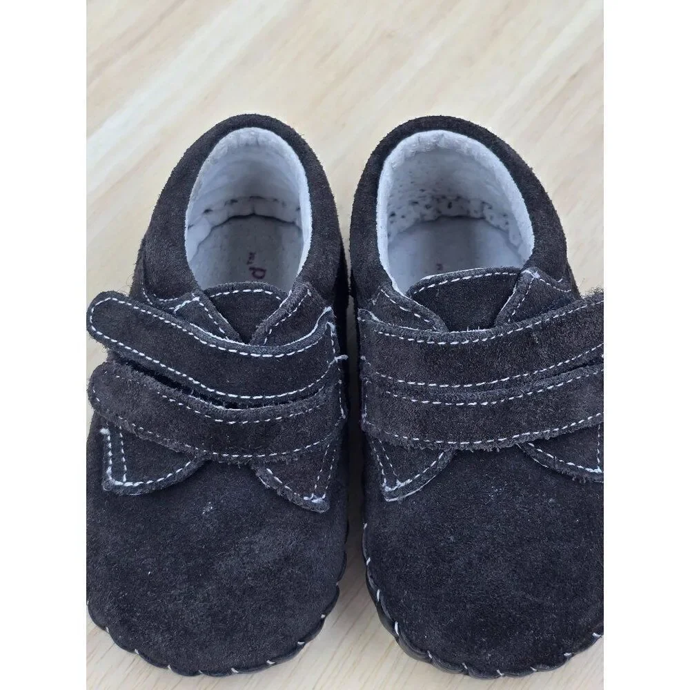 Pediped Baby Boys Size 0-6 months Dark Brown Walking Shoes